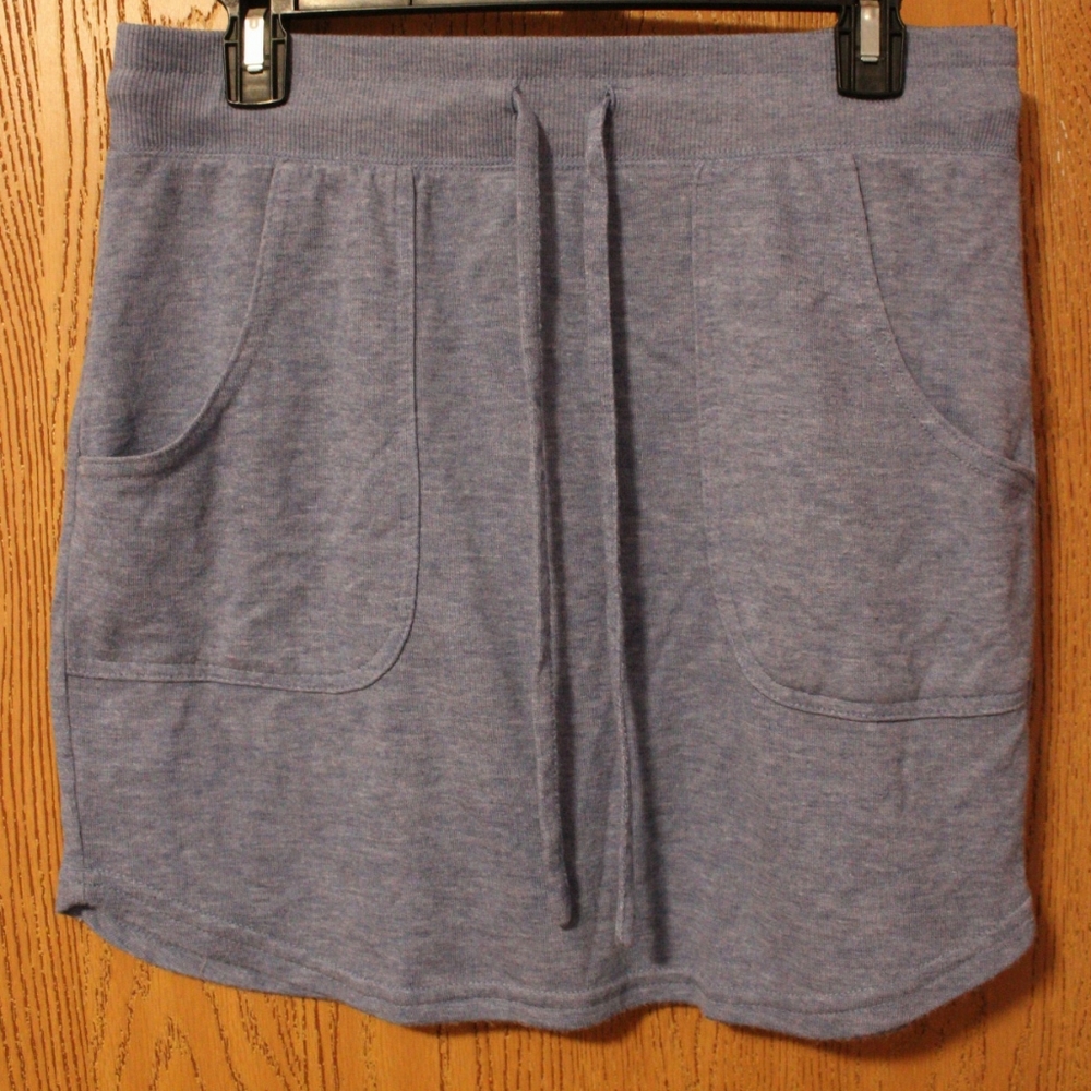 Balance Collection Blue Heather Mini Skirt
